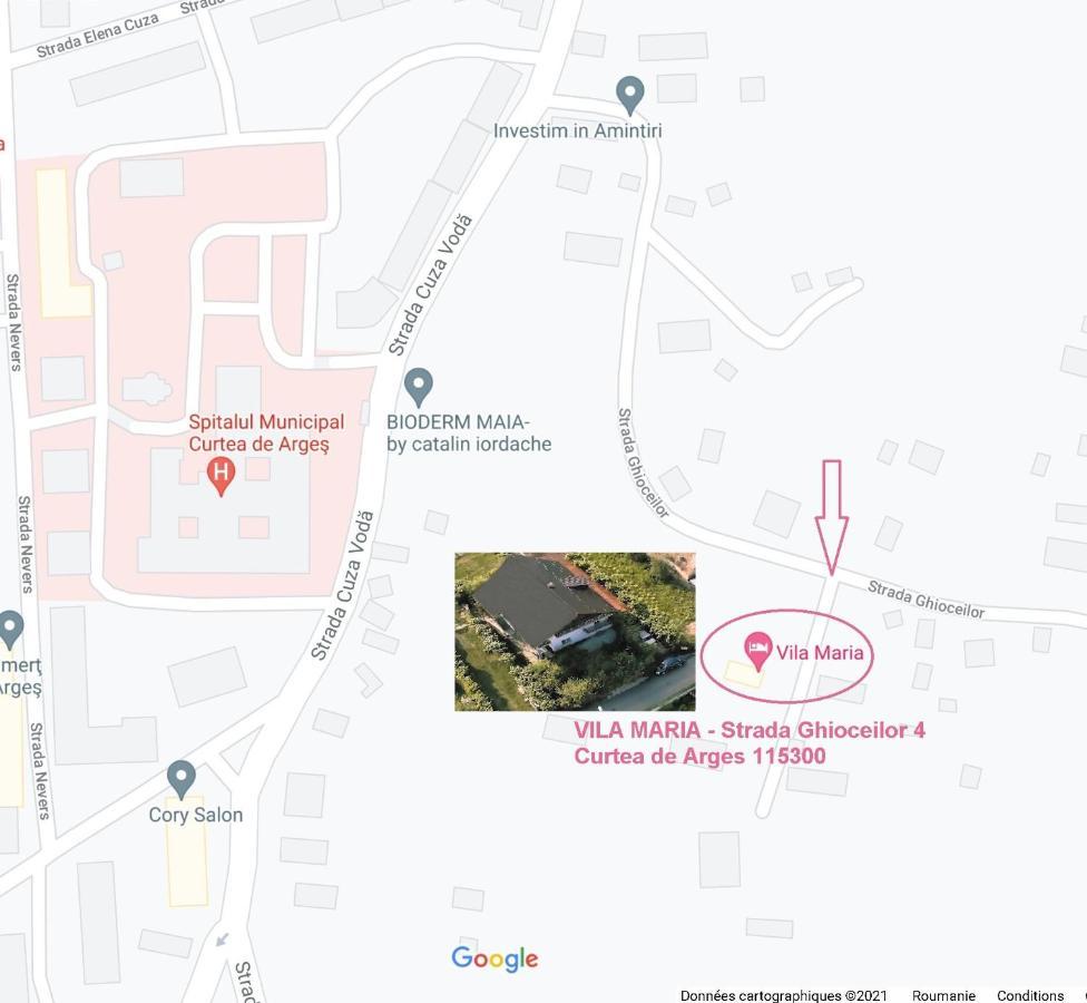 Cazare Vila Maria Apartment Curtea De Arges Bagian luar foto